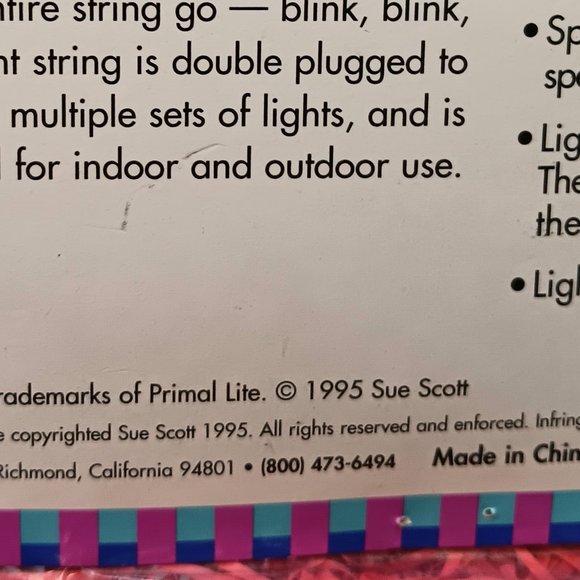 Primal Lite Fun Lights Cactus Christmas Party Lights New - Picture 9 of 9